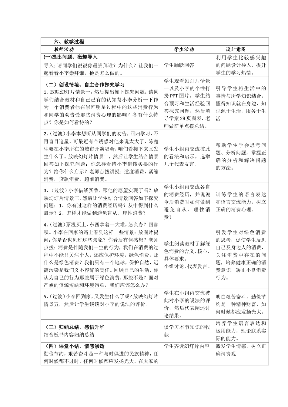 《树立正确的消费观》教学设计_第2页