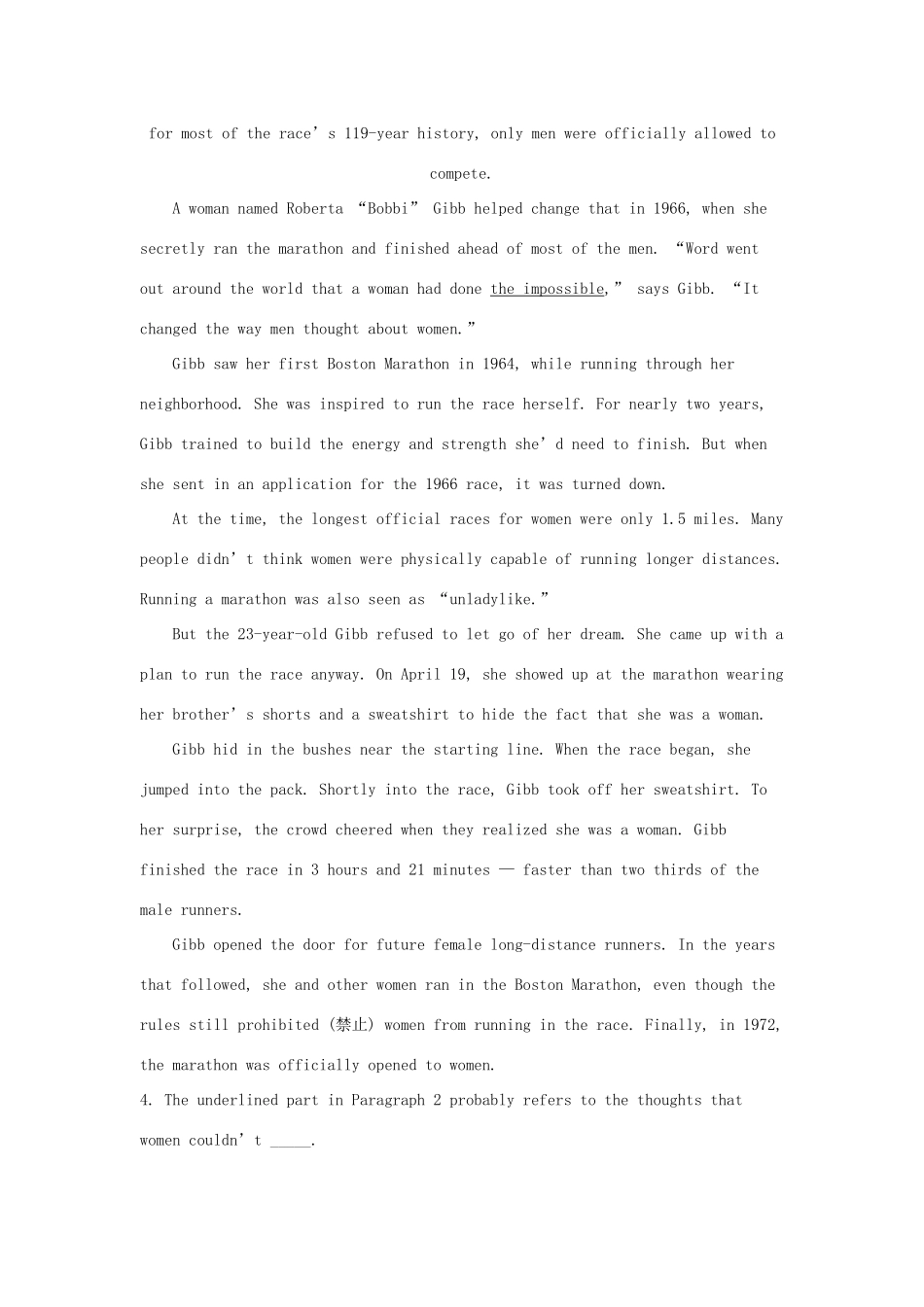 山西省大同三中 高二英语10月月考试卷_第3页