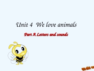 三年级英语上册第4单元we-love-animals第三课时