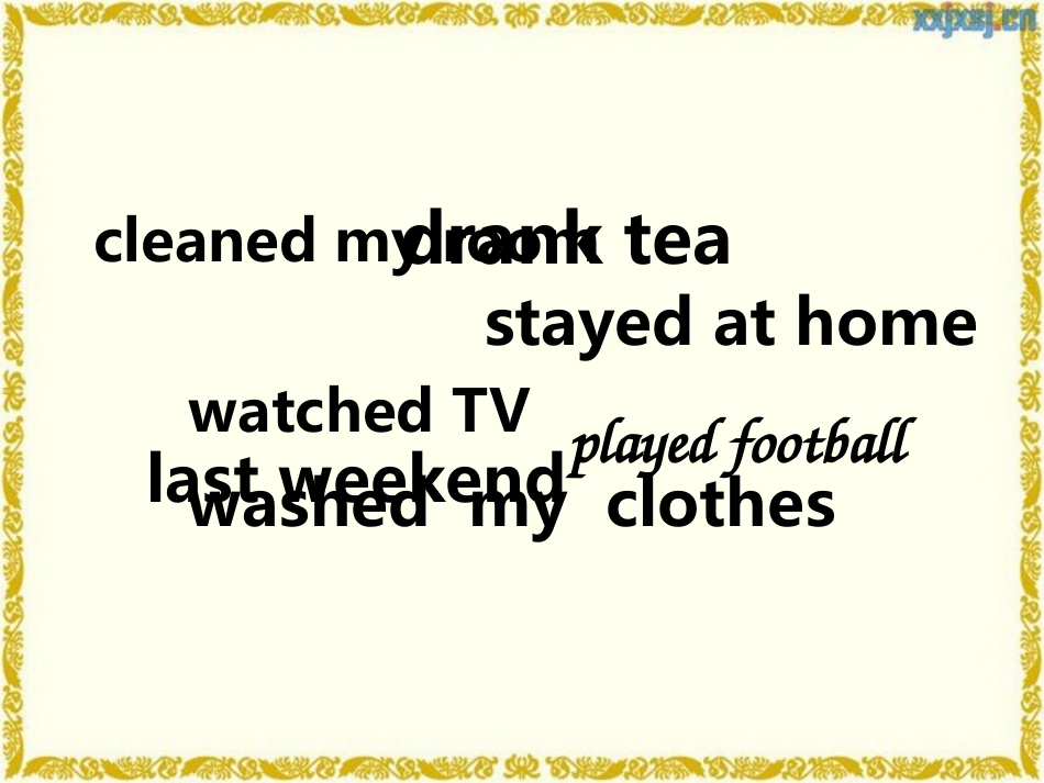 2015新版六年级英语下册Unit-2-last-weekend-B-let's-learn_第2页