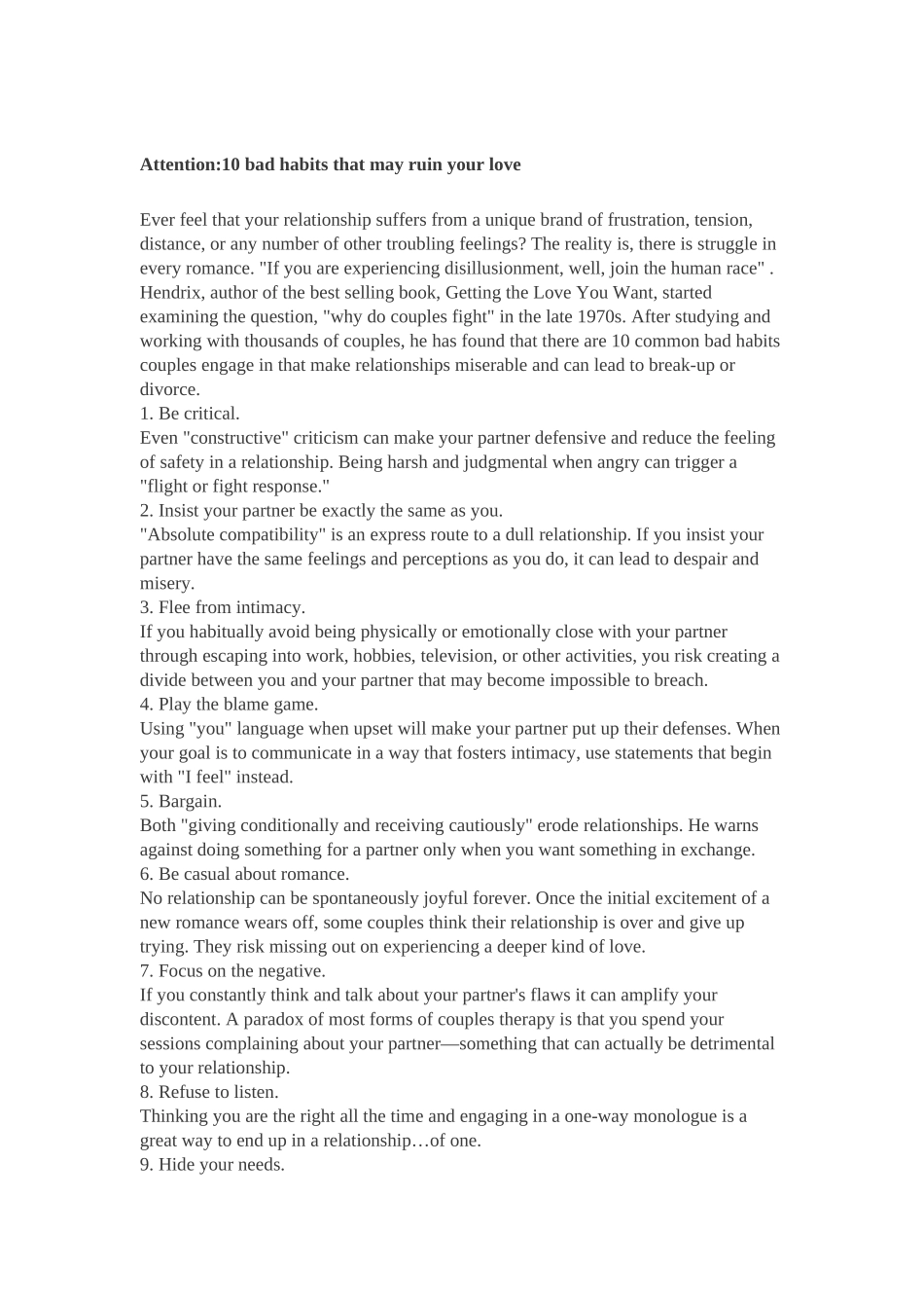 10habitstoriunyourlove_第1页