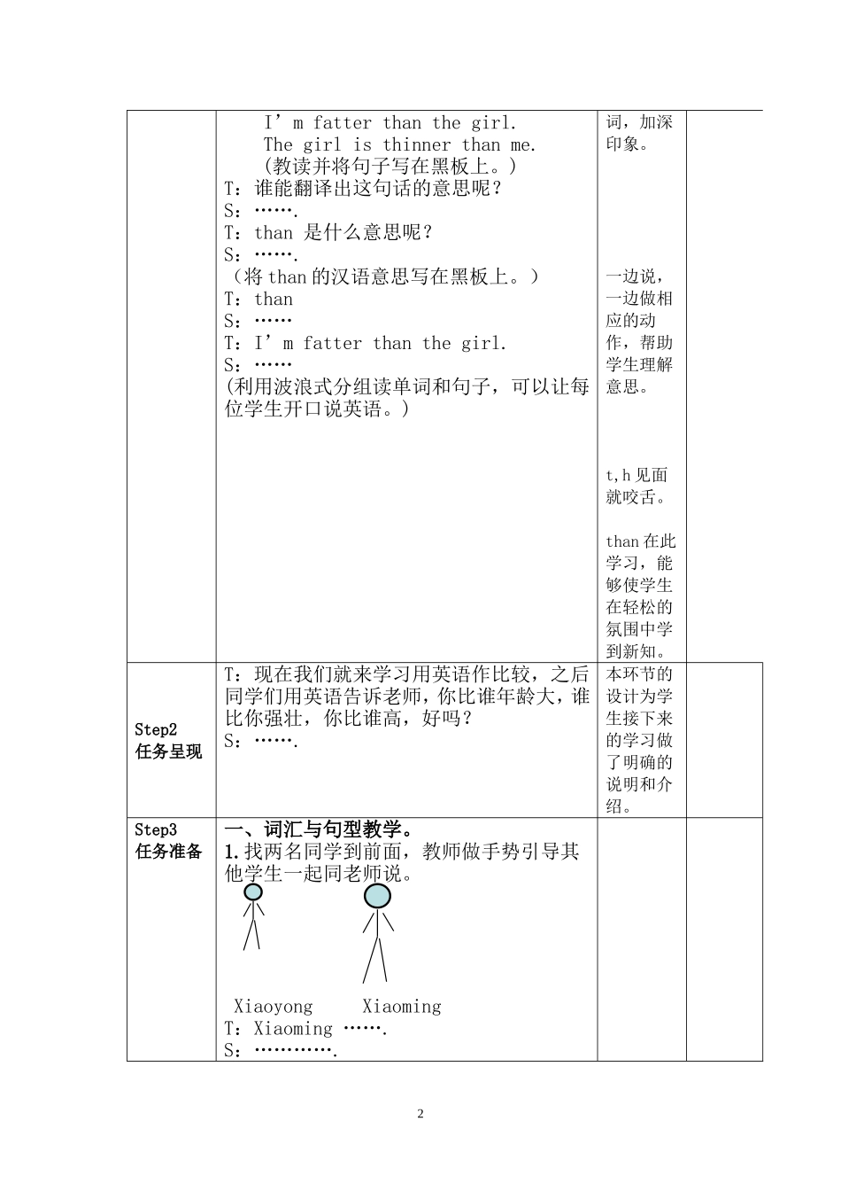 AmyistallerthanLingling.教学设计_第2页