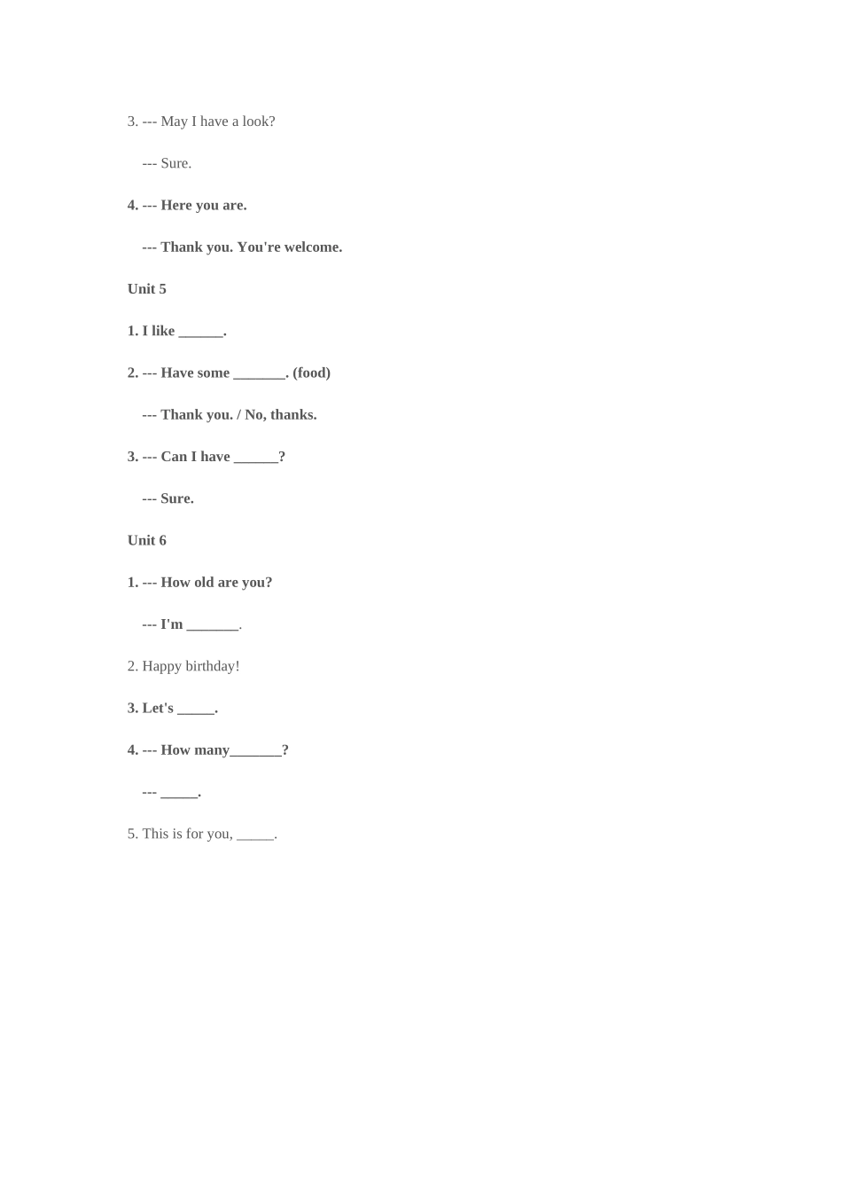 三年级上册重点句型纲要_第2页