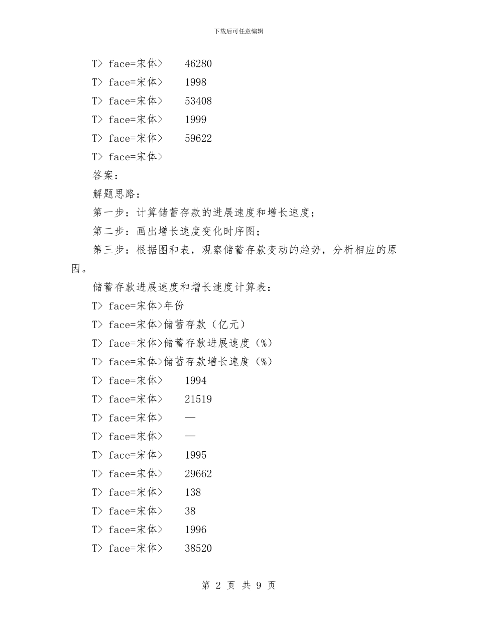 储蓄存款银行业务统计分析与储蓄存款银行业务走势分析汇编_第2页