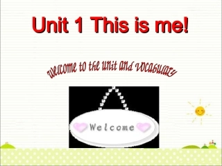 7aunit1Welcometotheunit
