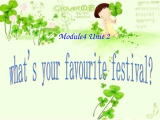 what's--your--favourite--festival课件