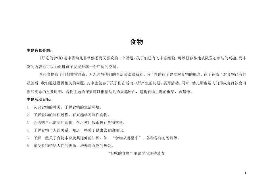 食物主题计划_第1页