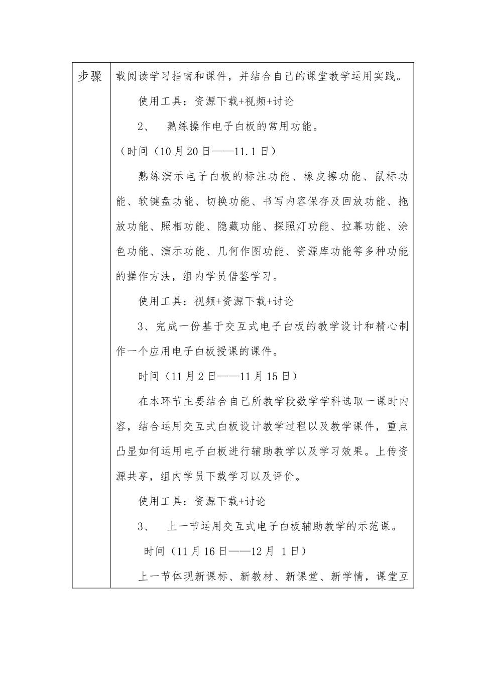 小学数学组研修活动方案_第3页