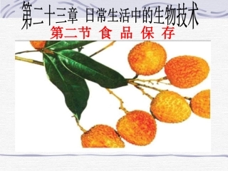《第二节-食品保存》课件1