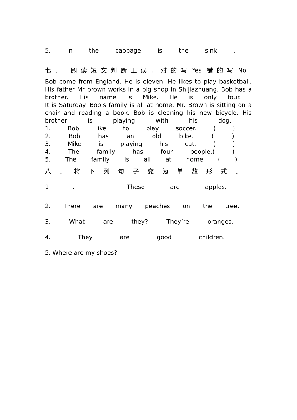 小学英语复习资料_第3页
