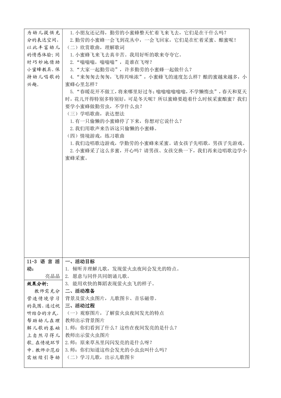教学计划4《虫虫飞》_第2页