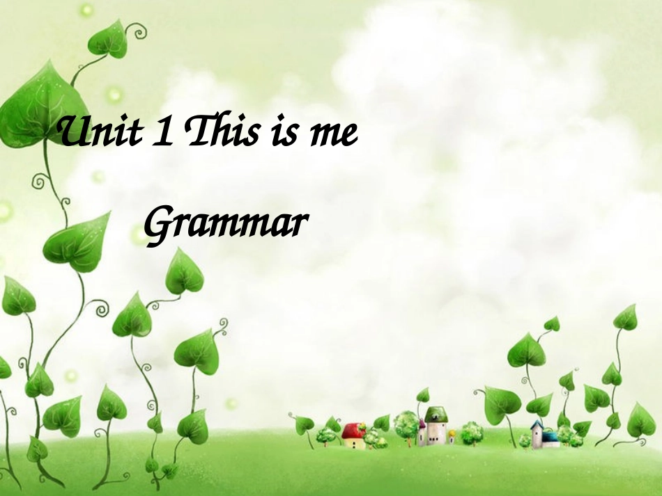 7AUnit1Grammar_第1页
