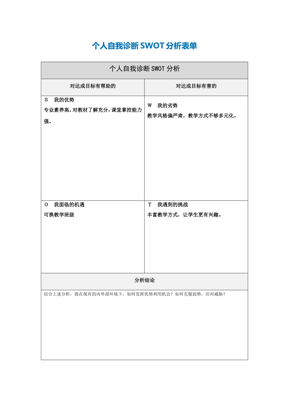 李利三SWOT-doc_第1页