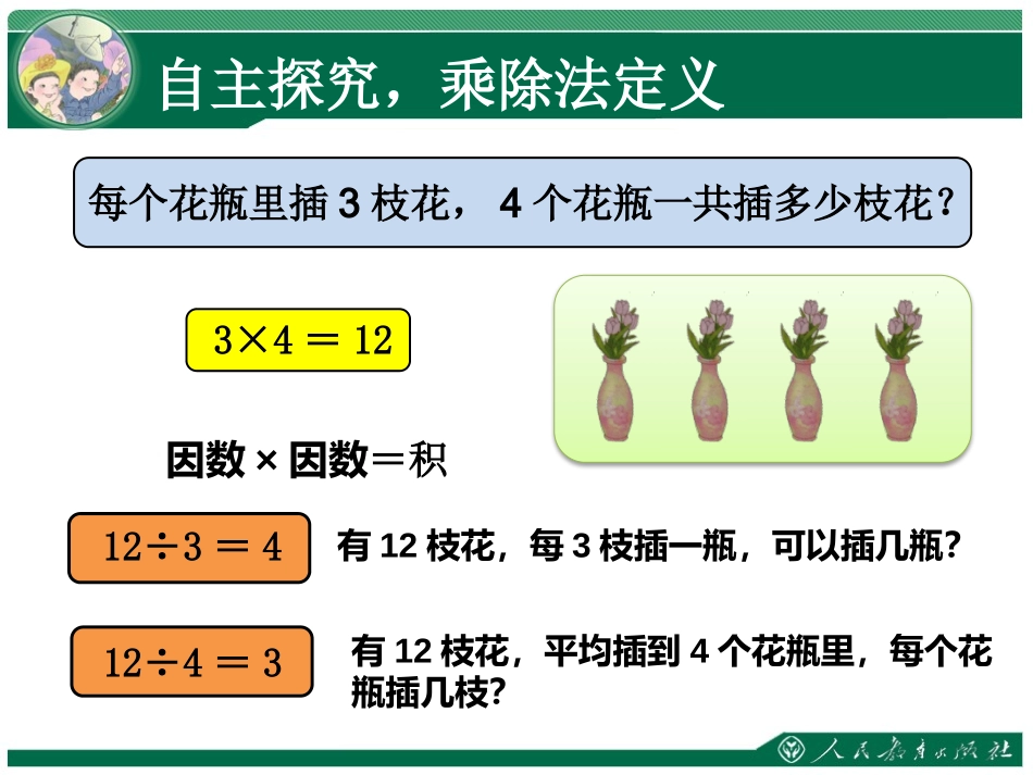 小学数学2011版本小学四年级乘除法的意义及各部分的关系_第2页