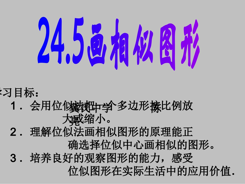 24.5-画相似图形课件_第1页