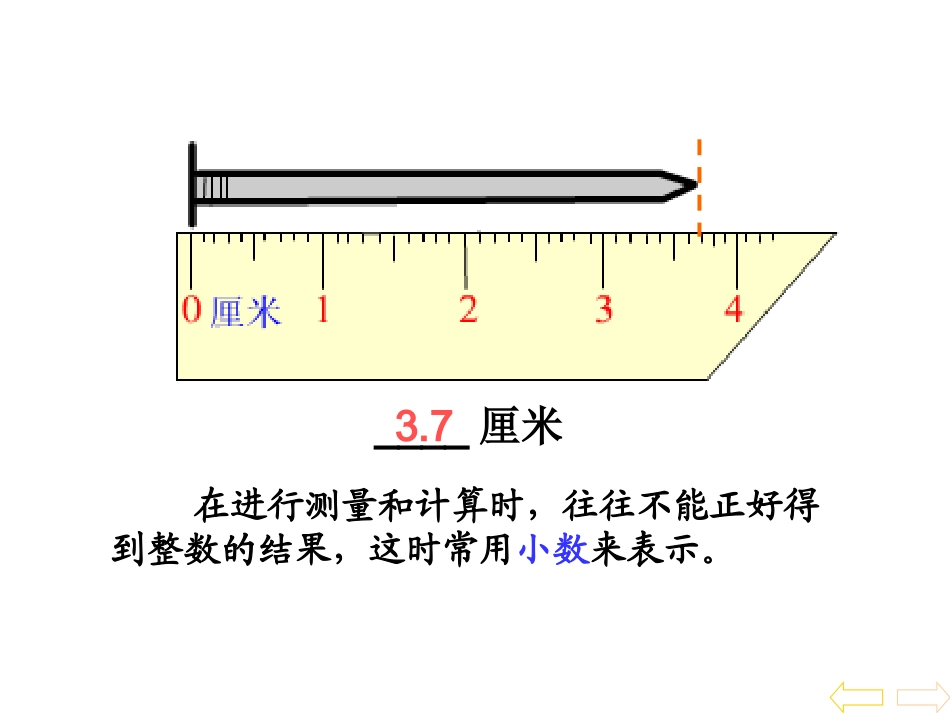 小学数学2011版本小学四年级人教版四年级下册《小数的产生和意义》课件榆次区逸夫小学武锐_第3页