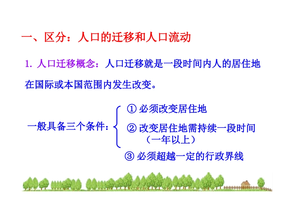 12人口的空间变化课件(人教版必修2)_第2页