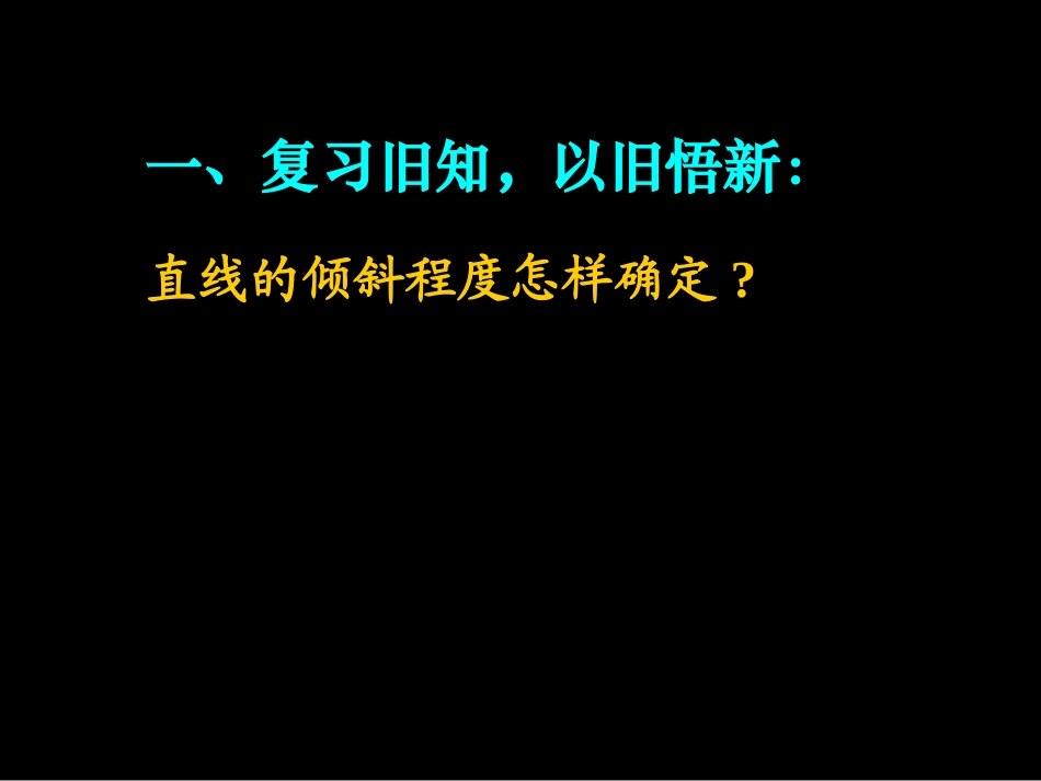 12-11-29高一数学《直线的方程》(课件)_第3页