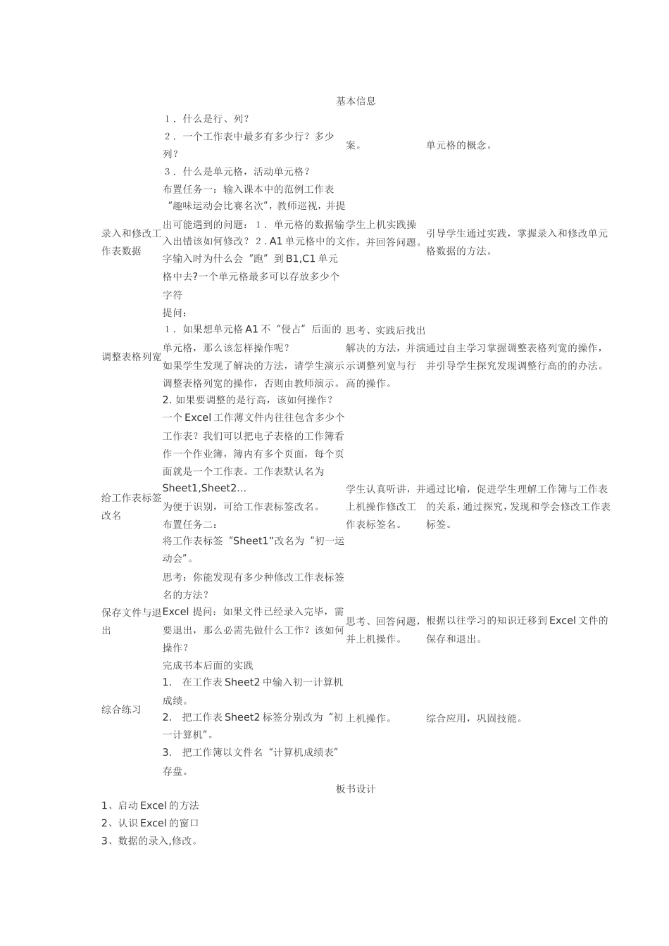初中信息技术教学设计与反思_第2页