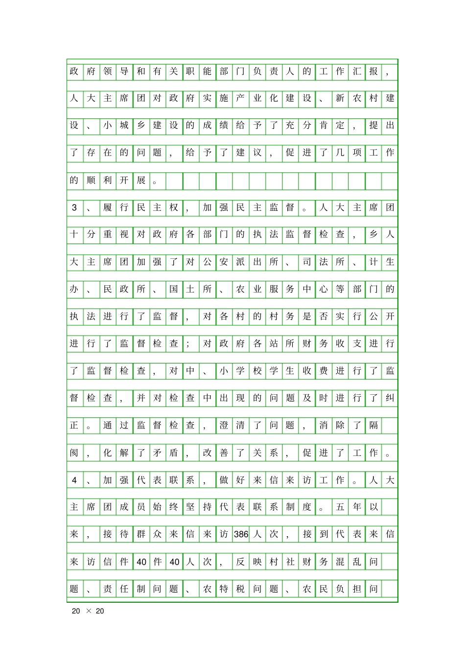 乡人大主席团报告精品工作报告_第3页
