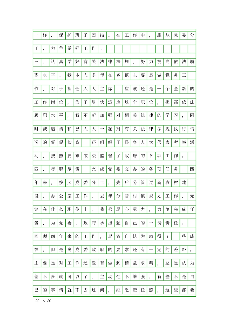 乡人大主席任期述职报告精品工作报告_第2页