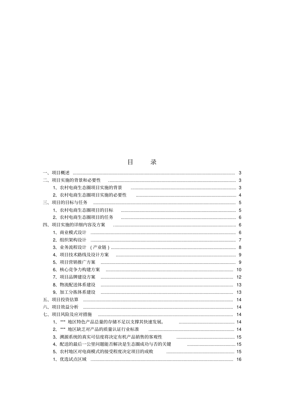 乡农村电商项目可行性研究报告_第2页