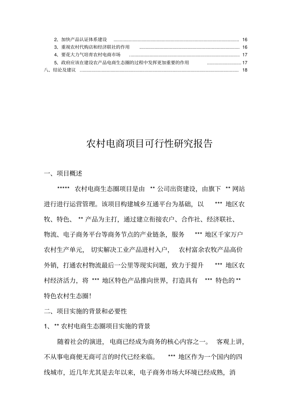 乡农村电商项目可行性研究报告_第3页