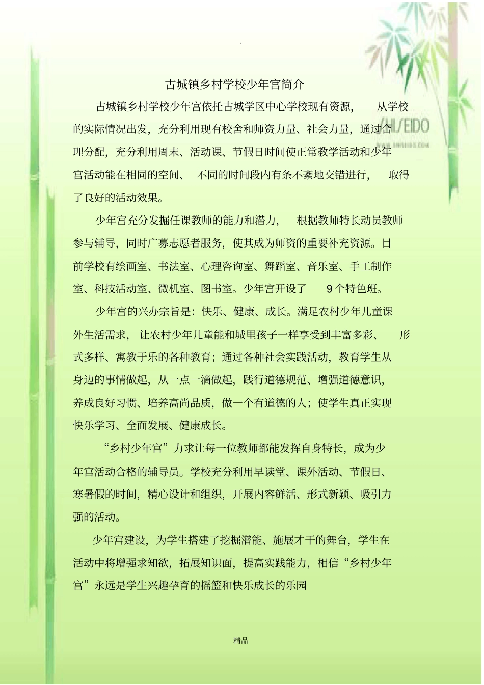 乡村学校少年宫简介_第1页