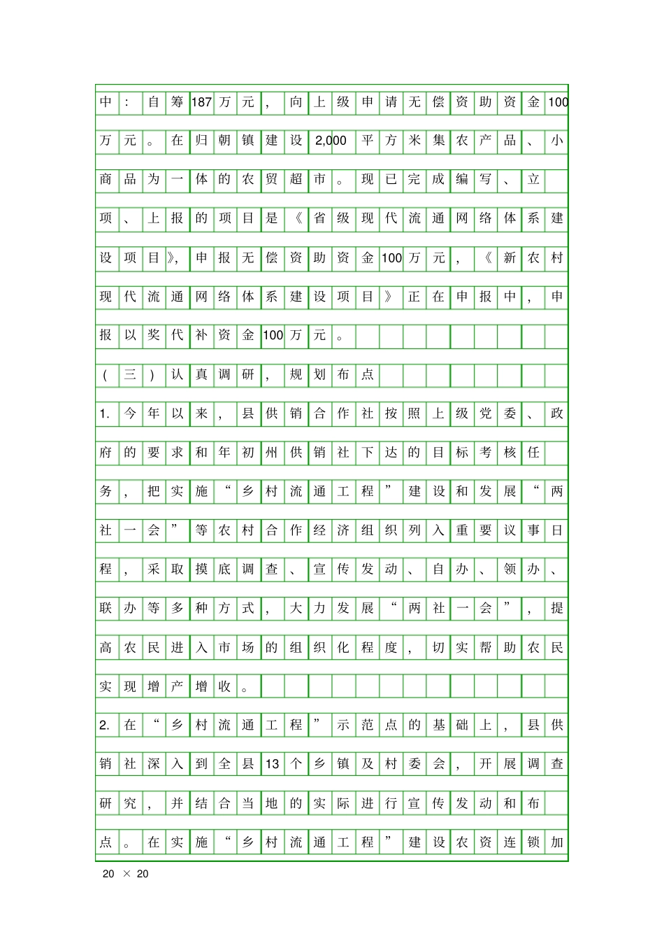 乡村建设流通工程管理汇报精品工作报告_第2页