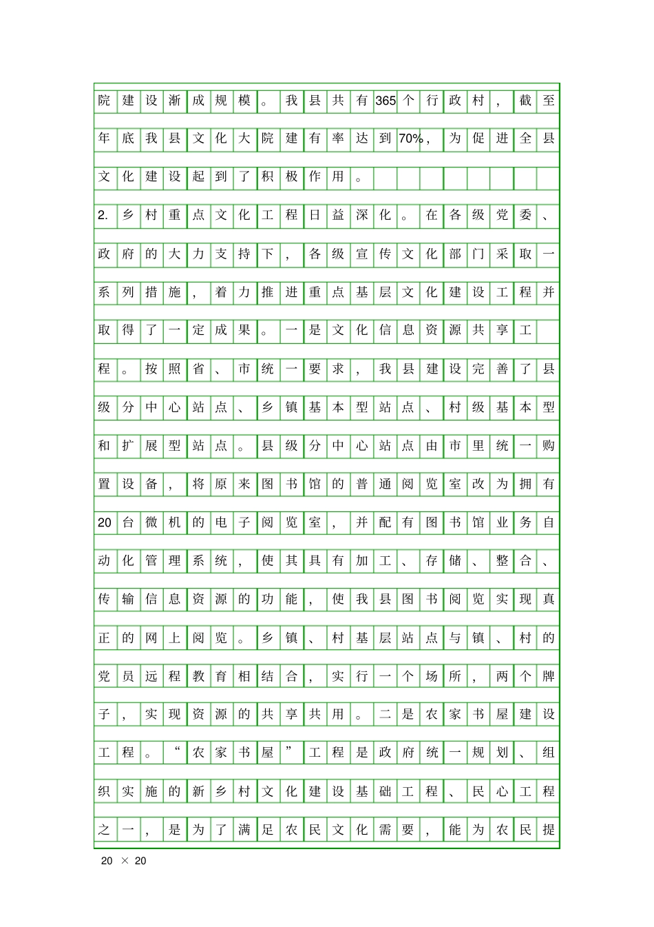 乡村文化创建调研报告精品工作报告_第2页