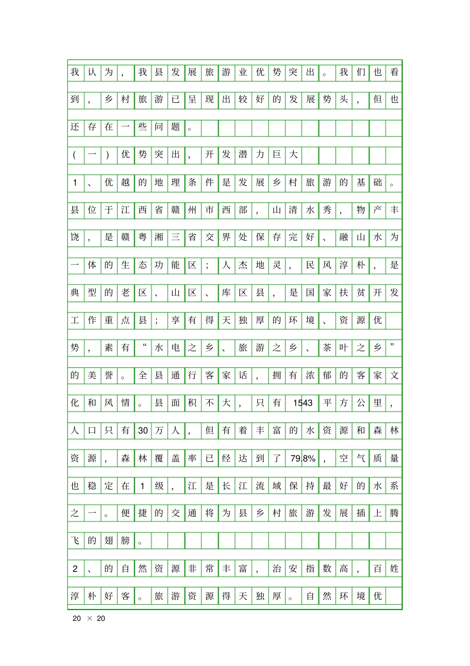 乡村旅游调研报告精品工作报告_第2页