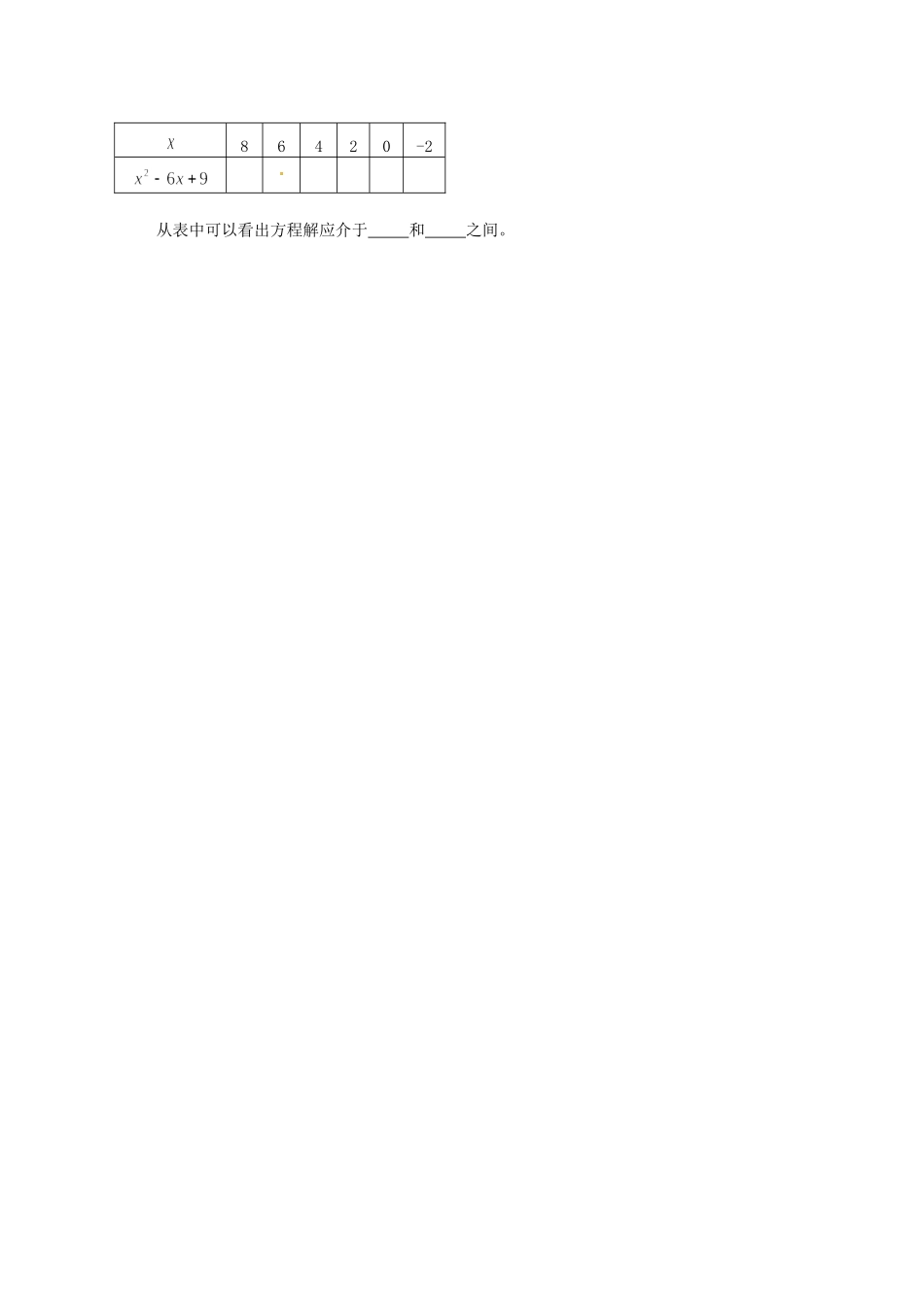 天津市武清区杨村五中八年级数学 第十一周周周清(一元二次方程)试卷_第3页
