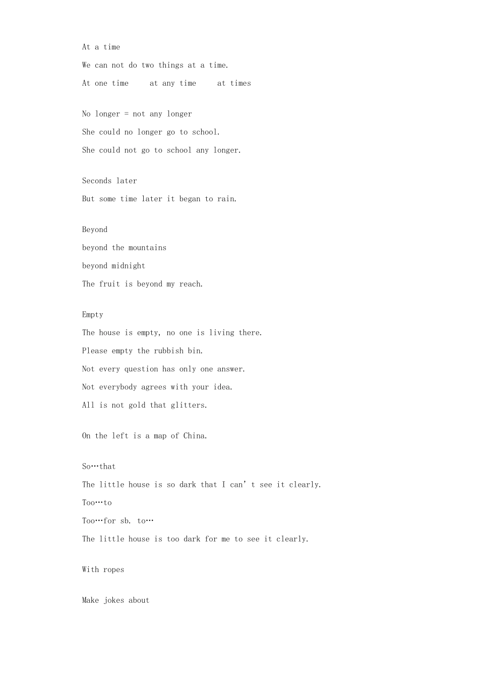 初三英语Chapter1 Chapter2复习 上海牛津版 试题_第3页