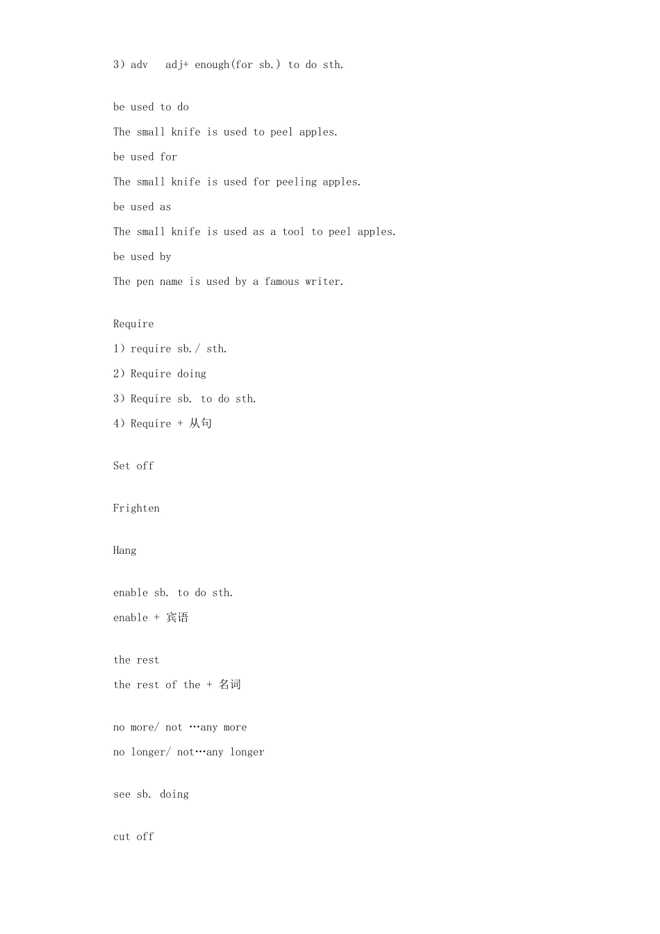 初三英语Chapter3知识精讲 上海牛津版 试题_第2页