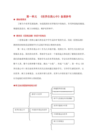 九年级思想品德测试卷 1 湘教版试卷