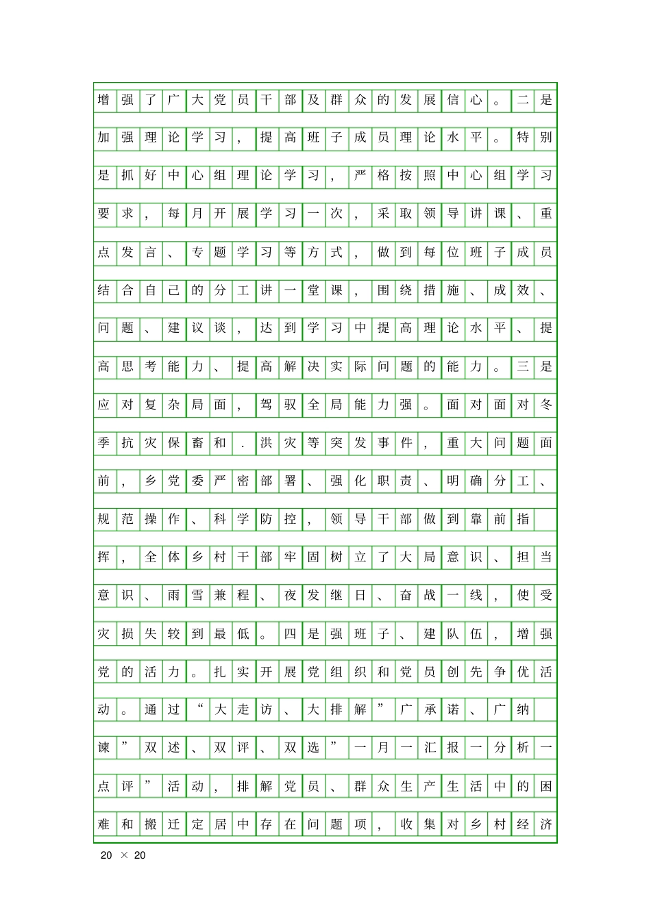 乡镇班子自纠汇报精品工作报告_第2页