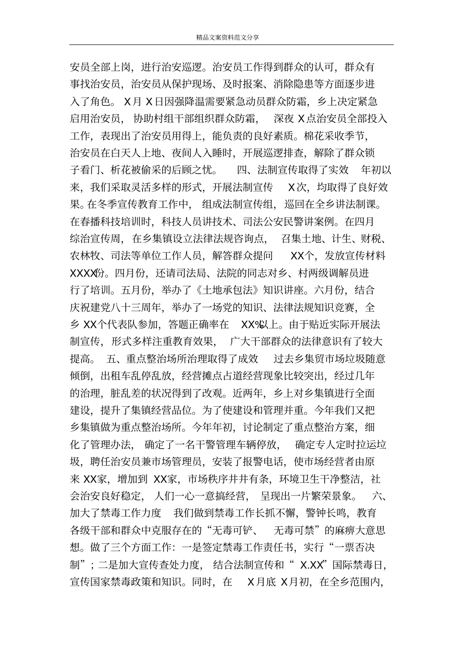 乡镇社会治安综合-精品文案范文_第2页