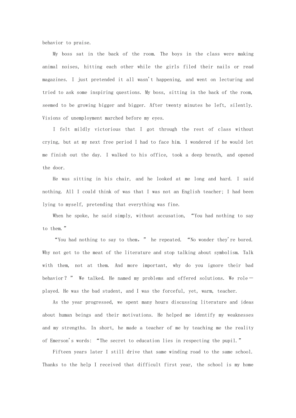 山东省菏泽市高考英语二轮复习 阅读理解选练(1)试卷_第2页