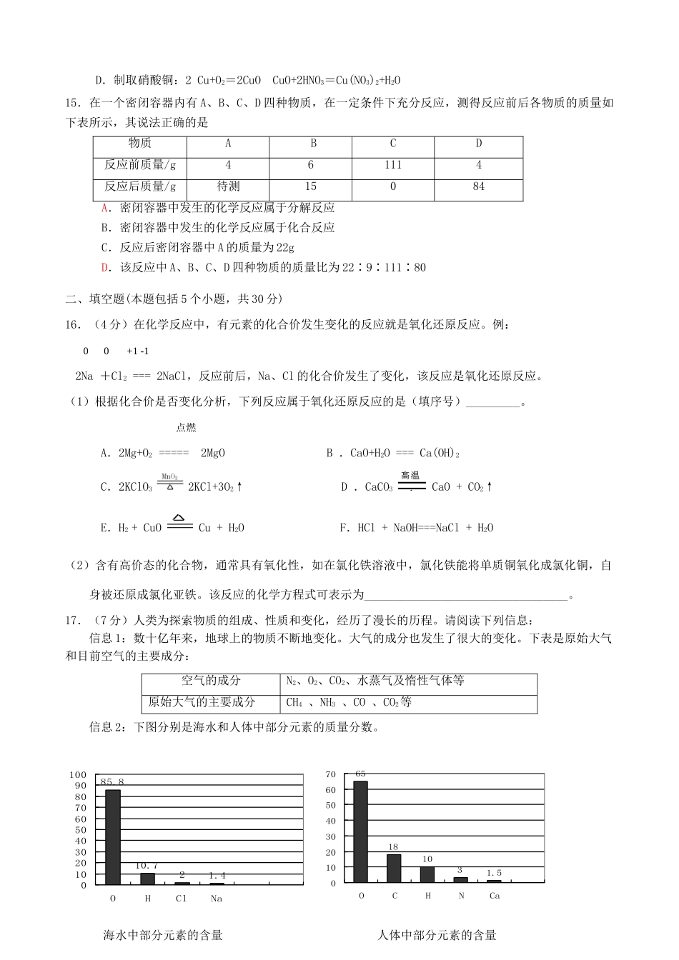 化学竞赛复赛试题_第3页