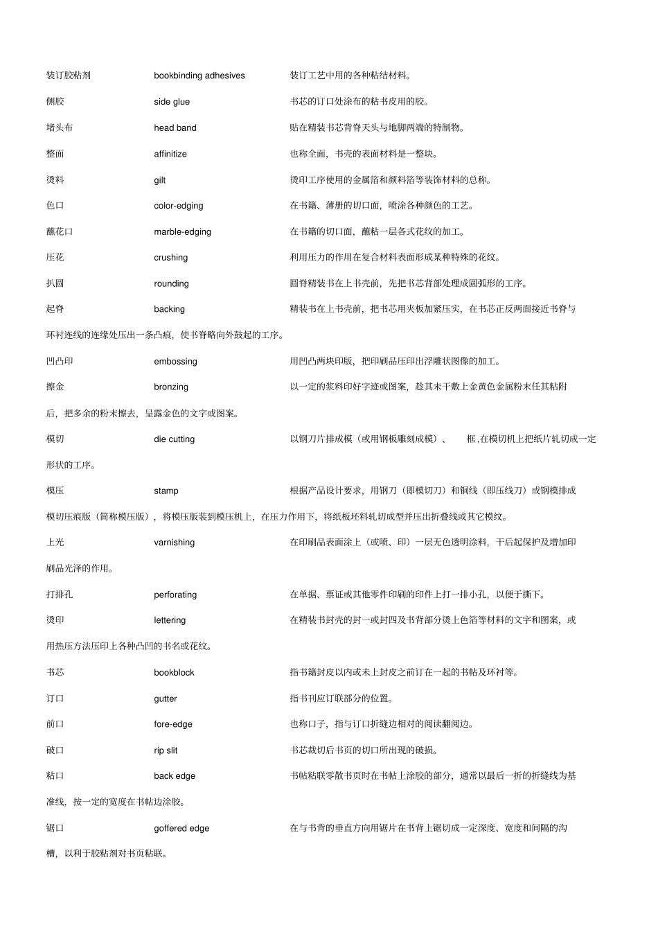 书籍装订术语_第3页