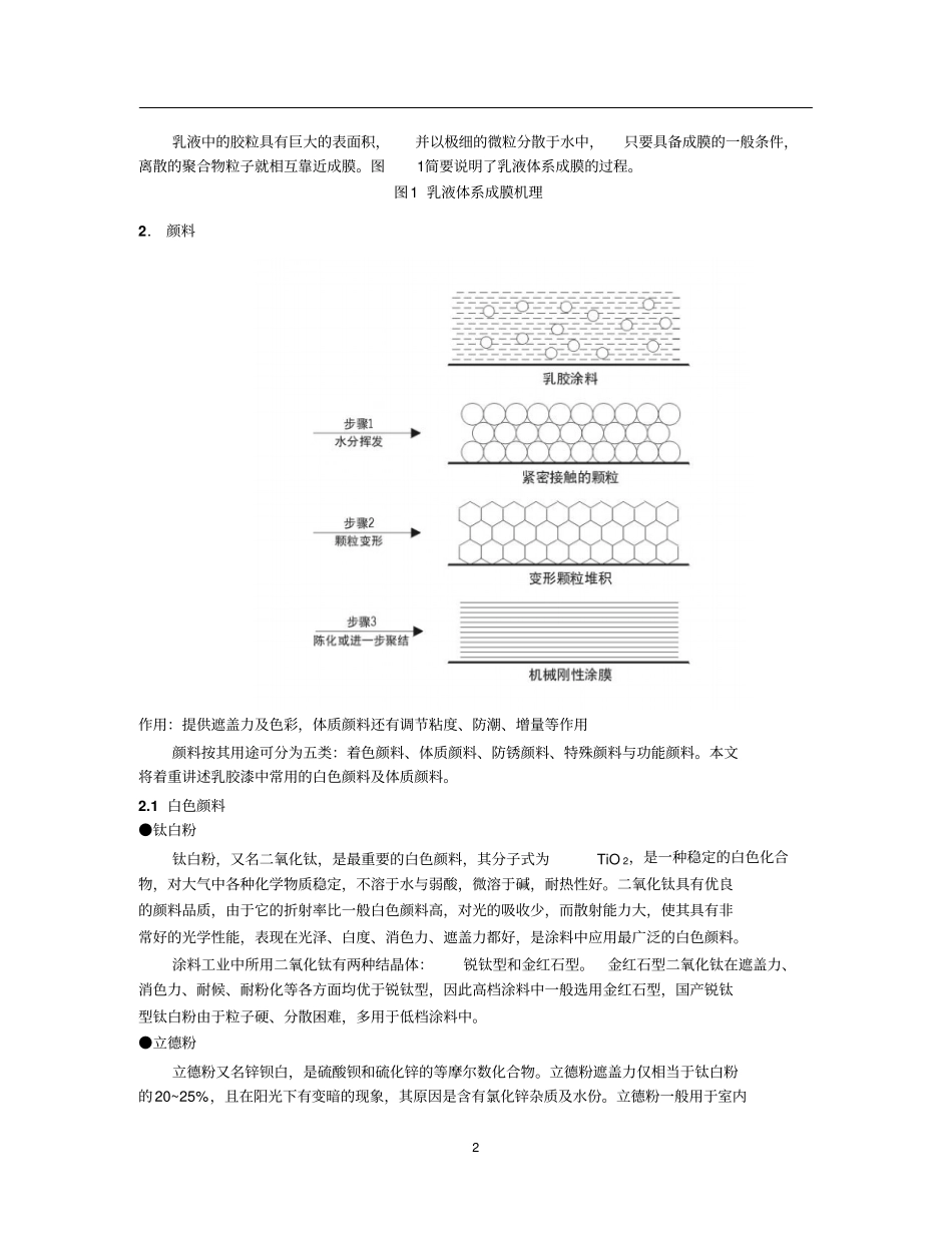 乳胶漆基础知识手册剖析_第2页