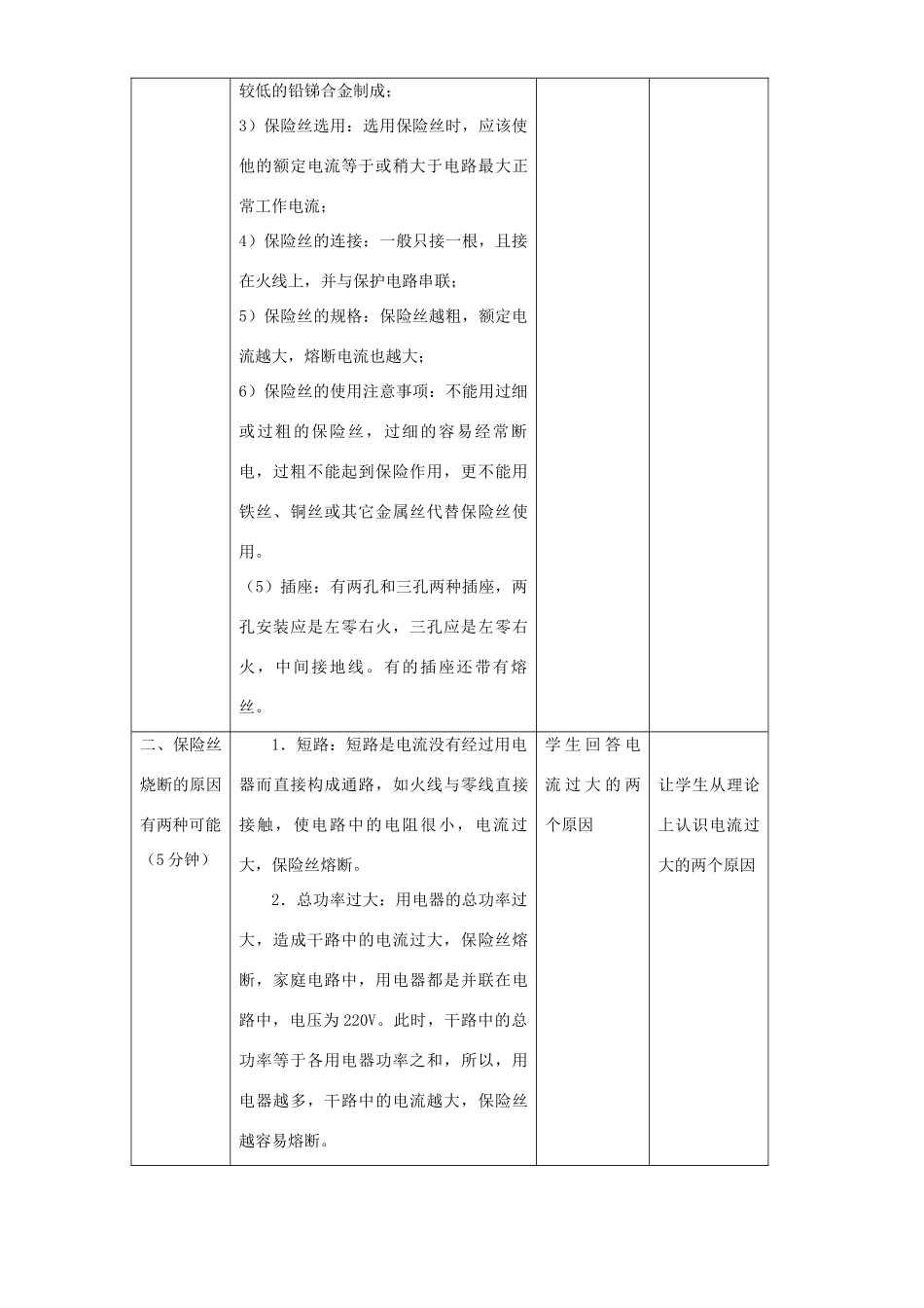 初中物理中考复习家庭安全用电 新课标 人教版 试题_第2页