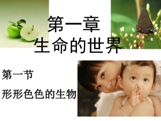第1节形形色色的生物-(2)