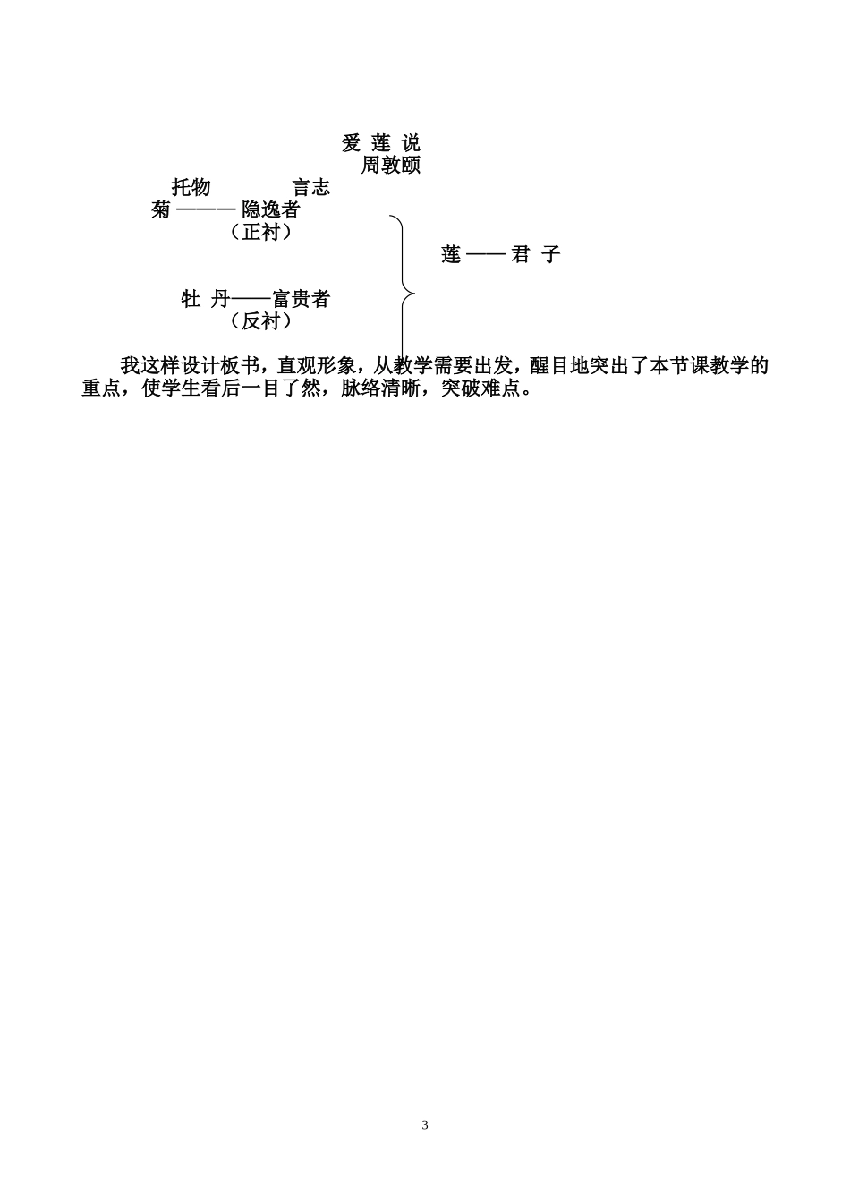 爱莲说说课稿_第3页