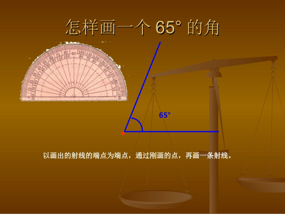 小学人教四年级数学史长生四年级《画角》_第3页
