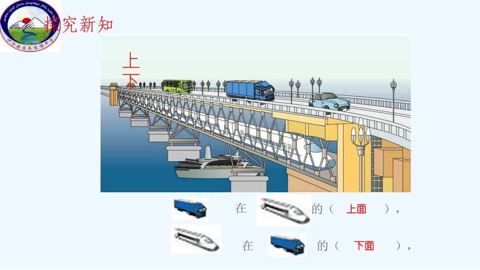 小学数学人教2011课标版一年级一年级第二单元位置《上、下、前、后》_第3页