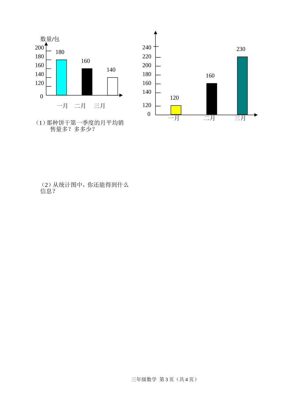 三年级数学月考卷_第3页