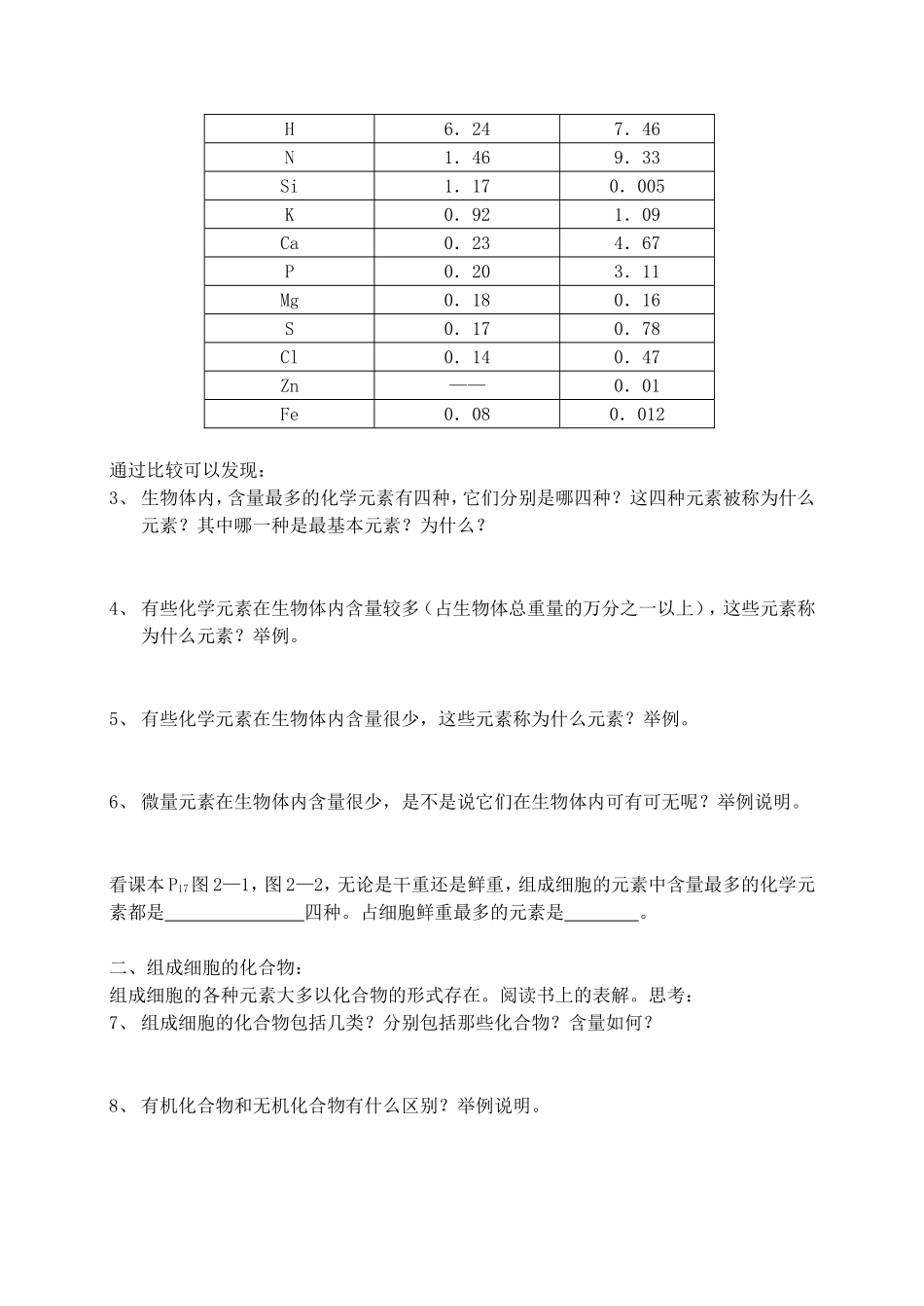 组成细胞的分子_第2页