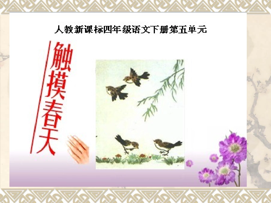 触摸春天ppt_第1页
