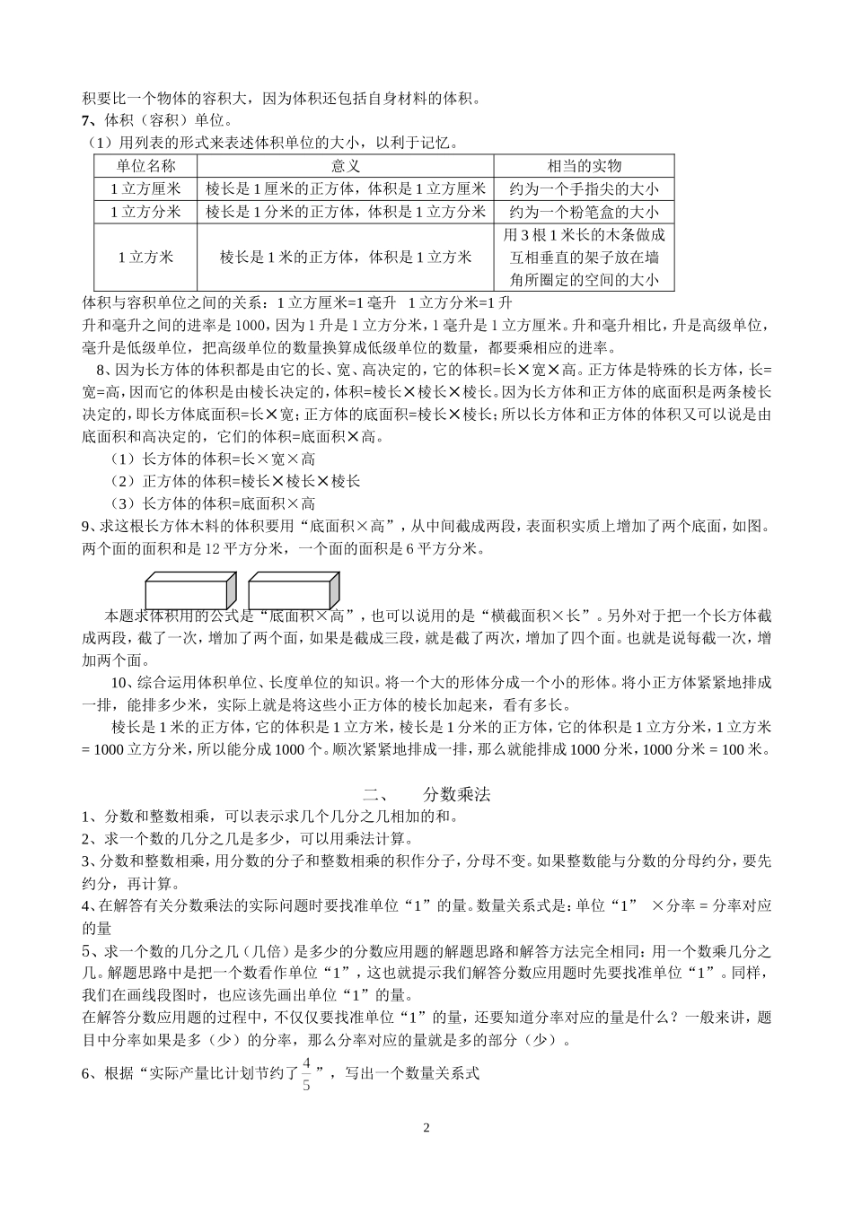 11册数学概念汇总_第2页